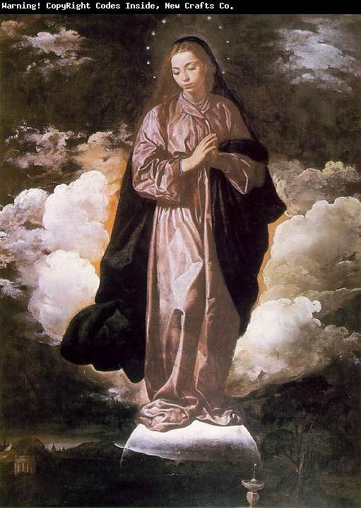 VELAZQUEZ, Diego Rodriguez de Silva y The Immaculate Conception set